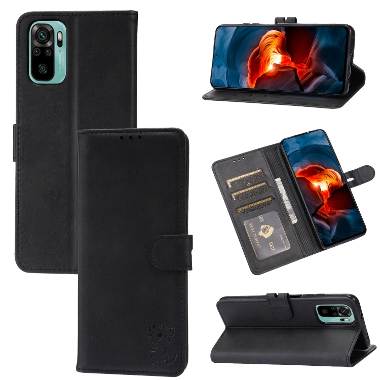 Embossed Happy Cat Pattern Horizontal Flip Leather Case with Holder & Card Slots & Wallet, For Xiaomi Redmi Note 10 Pro 5G, For Xiaomi Redmi 10, For Xiaomi Mi 11, For Xiaomi Mi 11T, For Xiaomi Mi 11 Ultra, For Xiaomi Mi 11 Lite                         ...