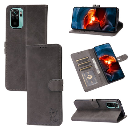 Embossed Happy Cat Pattern Horizontal Flip Leather Case with Holder & Card Slots & Wallet, For Xiaomi Redmi Note 10 Pro 5G, For Xiaomi Redmi 10, For Xiaomi Mi 11, For Xiaomi Mi 11T, For Xiaomi Mi 11 Ultra, For Xiaomi Mi 11 Lite                         ...