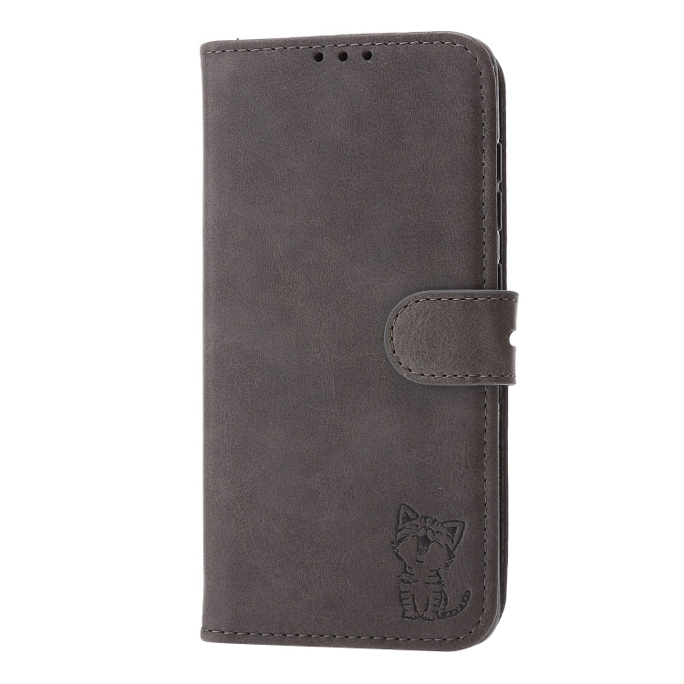Embossed Happy Cat Pattern Horizontal Flip Leather Case with Holder & Card Slots & Wallet, For Xiaomi Redmi Note 10 Pro 5G, For Xiaomi Redmi 10, For Xiaomi Mi 11, For Xiaomi Mi 11T, For Xiaomi Mi 11 Ultra, For Xiaomi Mi 11 Lite                         ...