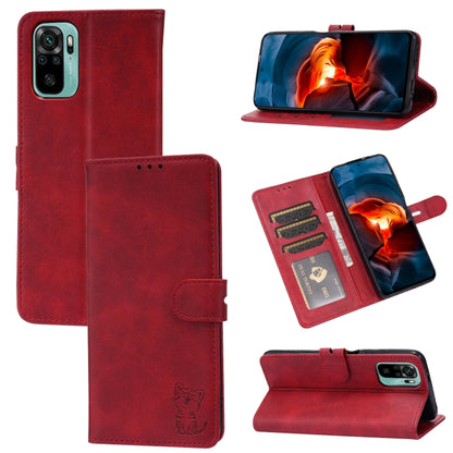 Embossed Happy Cat Pattern Horizontal Flip Leather Case with Holder & Card Slots & Wallet, For Xiaomi Redmi Note 10 Pro 5G, For Xiaomi Redmi 10, For Xiaomi Mi 11, For Xiaomi Mi 11T, For Xiaomi Mi 11 Ultra, For Xiaomi Mi 11 Lite                         ...