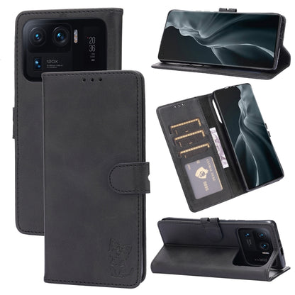Embossed Happy Cat Pattern Horizontal Flip Leather Case with Holder & Card Slots & Wallet, For Xiaomi Redmi Note 10 Pro 5G, For Xiaomi Redmi 10, For Xiaomi Mi 11, For Xiaomi Mi 11T, For Xiaomi Mi 11 Ultra, For Xiaomi Mi 11 Lite                         ...