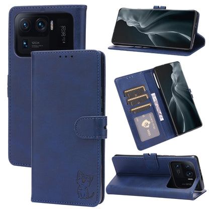 Embossed Happy Cat Pattern Horizontal Flip Leather Case with Holder & Card Slots & Wallet, For Xiaomi Redmi Note 10 Pro 5G, For Xiaomi Redmi 10, For Xiaomi Mi 11, For Xiaomi Mi 11T, For Xiaomi Mi 11 Ultra, For Xiaomi Mi 11 Lite                         ...