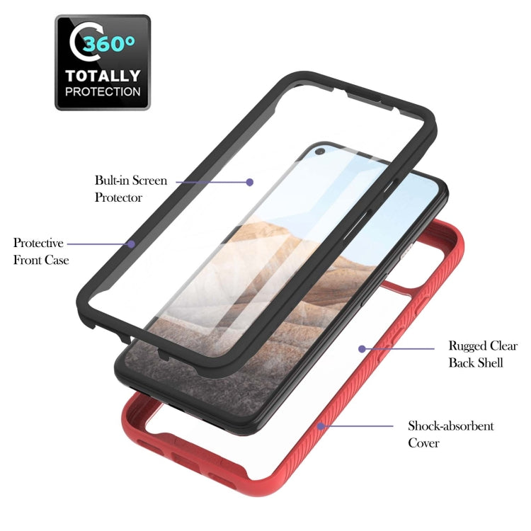 Starry Sky Solid Color Series Shockproof PC + TPU Protective Case with PET Film, For Google Pixel 5A 5G, For Motorola Moto Edge S / G100