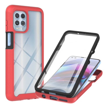 Starry Sky Solid Color Series Shockproof PC + TPU Protective Case with PET Film, For Google Pixel 5A 5G, For Motorola Moto Edge S / G100