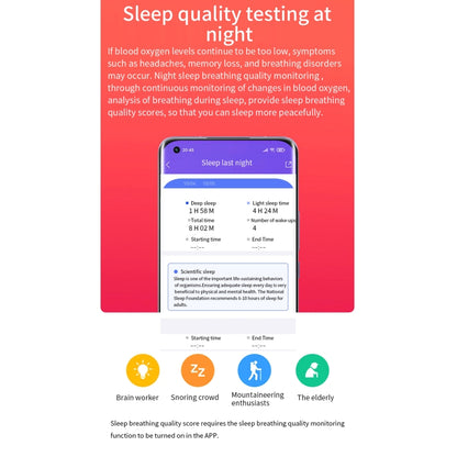 HT5 1.57 inch IPS Touch Screen IP68 Waterproof Smart Watch, Support Sleep Monitoring / Heart Rate Monitoring / Body Temperature Monitoring / Bluetooth Call