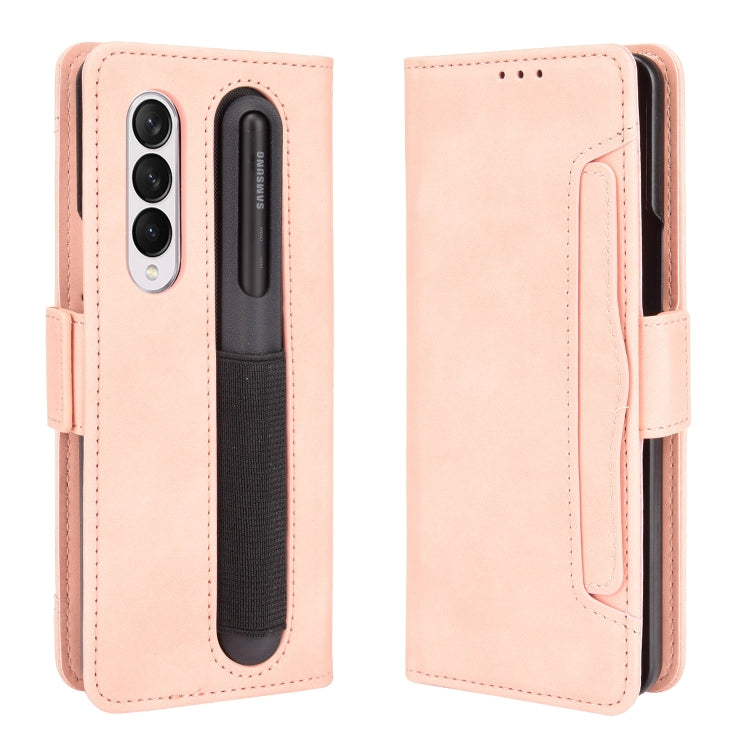 Skin Feel Calf Pattern Horizontal Flip Leather Case with Holder & Card Slots & Photo Frame, For Motorola Moto G50 5G Oversea Version, For OPPO Realme 8i, For vivo Y33S / Y21 / Y21S, For Nokia G50 5G, For Samsung Galaxy Z Fold3 5G(Pen Slot)             ...