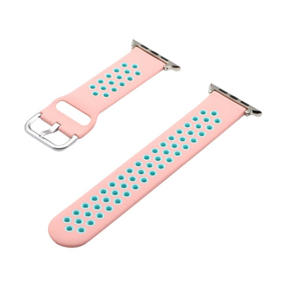 Silicone Replacement Strap Watchband For Apple Watch Series, 7 41mm / 6&SE&5&4 40mm / 3&2&1 38mm, 7 45mm / 6&SE&5&4 44mm / 3&2&1 42mm