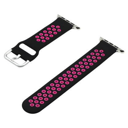 Silicone Replacement Strap Watchband For Apple Watch Series, 7 41mm / 6&SE&5&4 40mm / 3&2&1 38mm, 7 45mm / 6&SE&5&4 44mm / 3&2&1 42mm