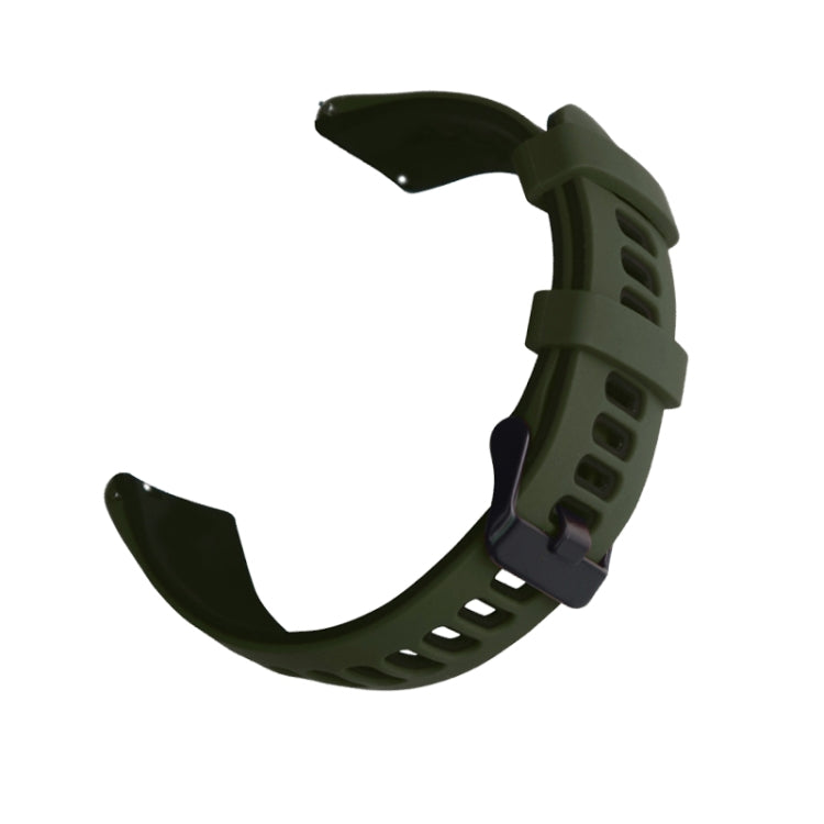 Universal Double Color Silicone Replacement Strap Watchband, 20mm, 22mm