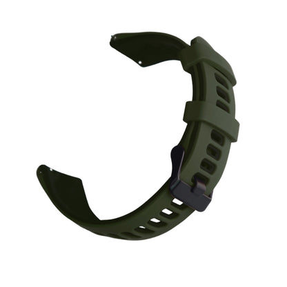 Universal Double Color Silicone Replacement Strap Watchband, 20mm, 22mm