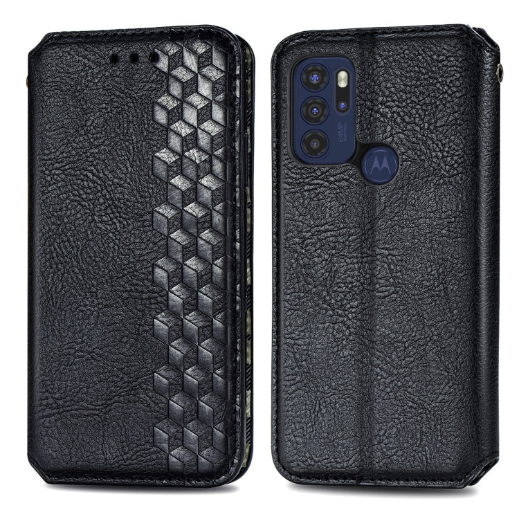 Cubic Grid Pressed Horizontal Flip Magnetic Leather Phone Case with Holder & Card Slots & Wallet, For Motorola Moto G60S, For Tecno Pova 2, For vivo X70 Pro, For vivo X70