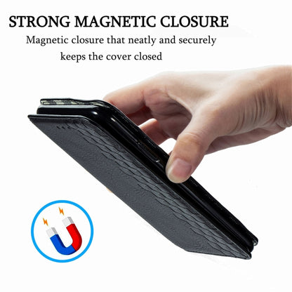 Cubic Grid Pressed Horizontal Flip Magnetic Leather Phone Case with Holder & Card Slots & Wallet, For Motorola Moto G60S, For Tecno Pova 2, For vivo X70 Pro, For vivo X70