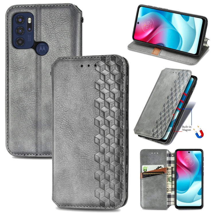 Cubic Grid Pressed Horizontal Flip Magnetic Leather Phone Case with Holder & Card Slots & Wallet, For Motorola Moto G60S, For Tecno Pova 2, For vivo X70 Pro, For vivo X70