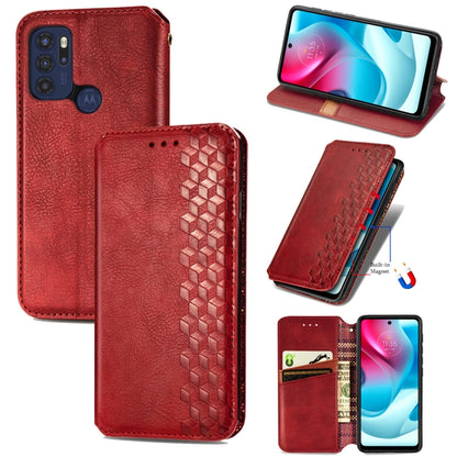 Cubic Grid Pressed Horizontal Flip Magnetic Leather Phone Case with Holder & Card Slots & Wallet, For Motorola Moto G60S, For Tecno Pova 2, For vivo X70 Pro, For vivo X70