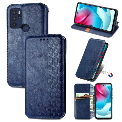 Cubic Grid Pressed Horizontal Flip Magnetic Leather Phone Case with Holder & Card Slots & Wallet, For Motorola Moto G60S, For Tecno Pova 2, For vivo X70 Pro, For vivo X70