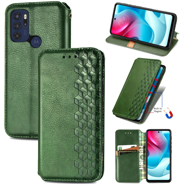 Cubic Grid Pressed Horizontal Flip Magnetic Leather Phone Case with Holder & Card Slots & Wallet, For Motorola Moto G60S, For Tecno Pova 2, For vivo X70 Pro, For vivo X70