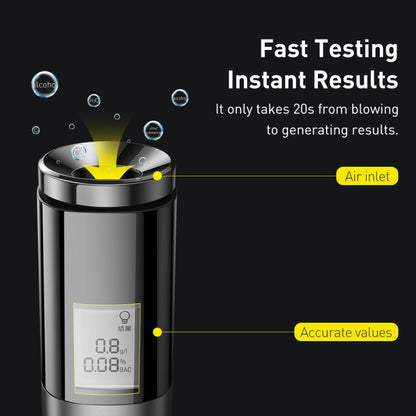Baseus CRCX-01 Digital Alcohol Tester Breathalyzer, CRCX-01