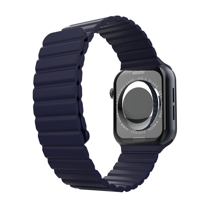 Bracelet de remplacement intégré en silicone pour Apple Watch Series, 7 41mm / 6&SE&5&4 40mm / 3&2&1 38mm, 7 45mm / 6&SE&5&4 44mm / 3&2&1 42mm