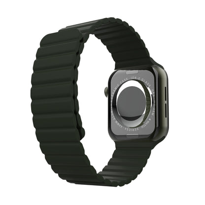 Bracelet de remplacement intégré en silicone pour Apple Watch Series, 7 41mm / 6&SE&5&4 40mm / 3&2&1 38mm, 7 45mm / 6&SE&5&4 44mm / 3&2&1 42mm