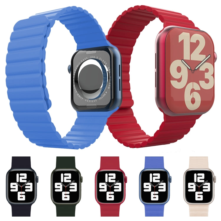 Bracelet de remplacement intégré en silicone pour Apple Watch Series, 7 41mm / 6&SE&5&4 40mm / 3&2&1 38mm, 7 45mm / 6&SE&5&4 44mm / 3&2&1 42mm