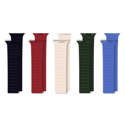 Bracelet de remplacement intégré en silicone pour Apple Watch Series, 7 41mm / 6&SE&5&4 40mm / 3&2&1 38mm, 7 45mm / 6&SE&5&4 44mm / 3&2&1 42mm