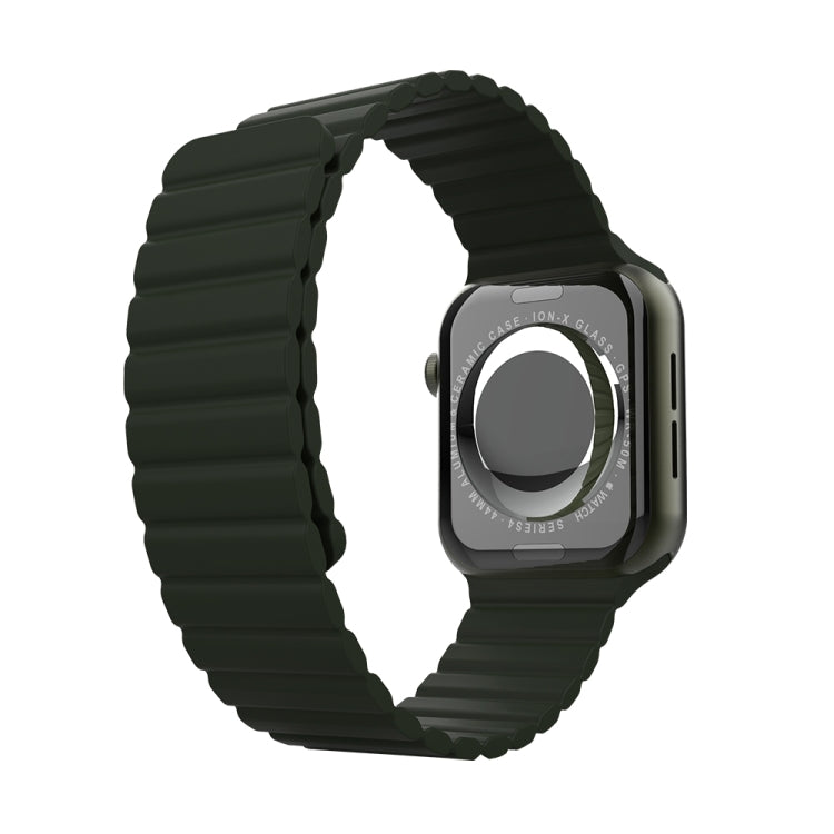 Bracelet de remplacement intégré en silicone pour Apple Watch Series, 7 41mm / 6&SE&5&4 40mm / 3&2&1 38mm, 7 45mm / 6&SE&5&4 44mm / 3&2&1 42mm