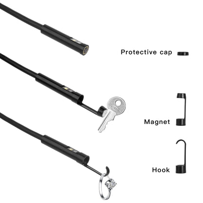 AN100 3 in 1 IP68 Waterproof USB-C / Type-C + Micro USB + USB Dual Cameras Industrial Didital Endoscope with 9 LEDs, Support Android System, Lens Diameter: 5.5mm, 1m Soft Cable, 2m Soft Cable, 3.5m Soft Cable, 5m Soft Cable, 10m Soft Cable, 1m Hard Cab...
