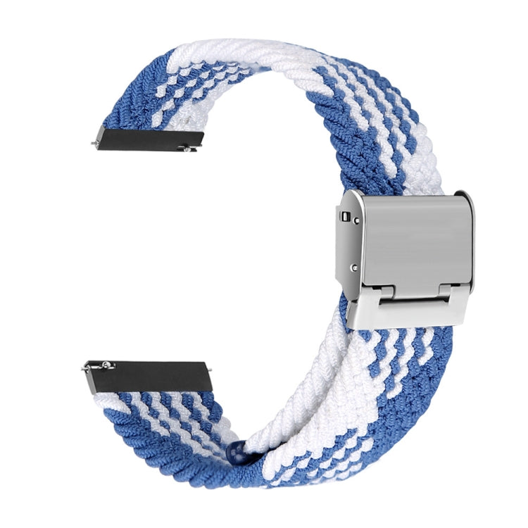 22mm Universal Nylon Braided Metal Buckle Strap, 22mm