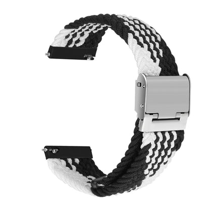 22mm Universal Nylon Braided Metal Buckle Strap, 22mm