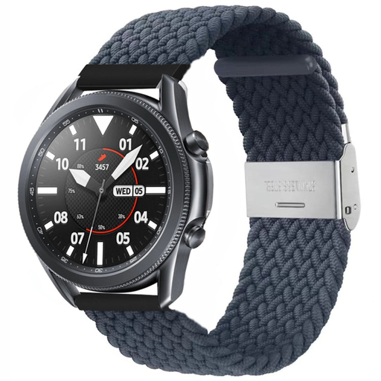 22mm Universal Nylon Braided Metal Buckle Strap, 22mm
