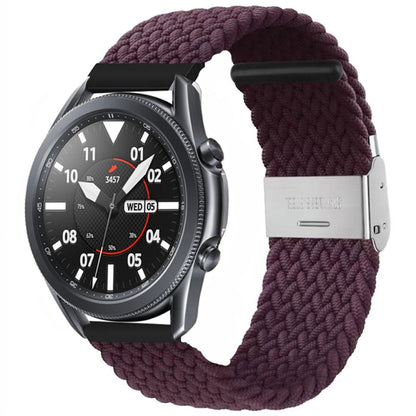 22mm Universal Nylon Braided Metal Buckle Strap, 22mm