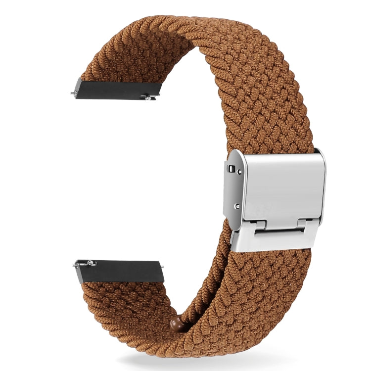 22mm Universal Nylon Braided Metal Buckle Strap, 22mm