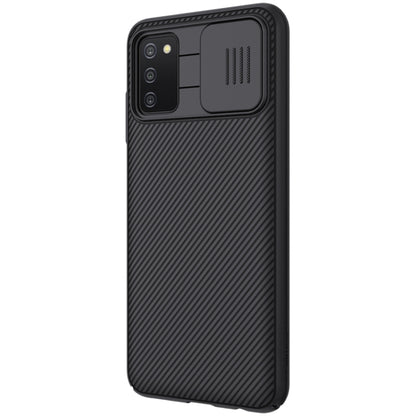 NILLKIN Black Mirror Series PC Camshield Full Coverage Dust-proof Scratch Resistant Case, For Samsung Galaxy A03s / A037G