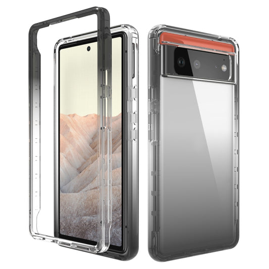 High Transparency Two-color Gradient PC + TPU Phone Protective Case, For Google Pixel 6, For Google Pixel 5, For Google Pixel 6 Pro