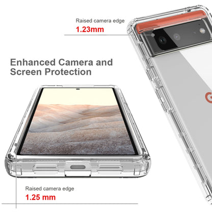 High Transparency Two-color Gradient PC + TPU Phone Protective Case, For Google Pixel 6, For Google Pixel 5, For Google Pixel 6 Pro