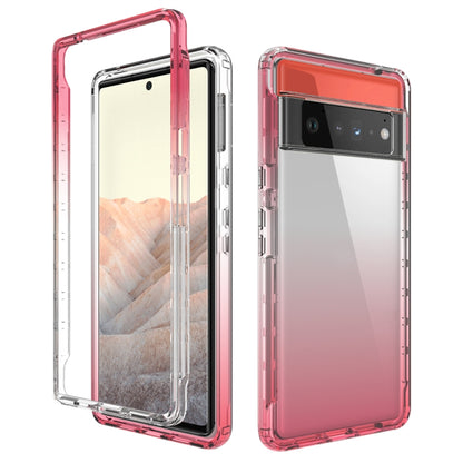 High Transparency Two-color Gradient PC + TPU Phone Protective Case, For Google Pixel 6, For Google Pixel 5, For Google Pixel 6 Pro
