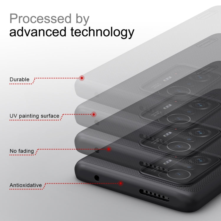 NILLKIN Frosted Concave-convex Texture PC Phone Protective Case, For Xiaomi Mi 11T / 11T Pro