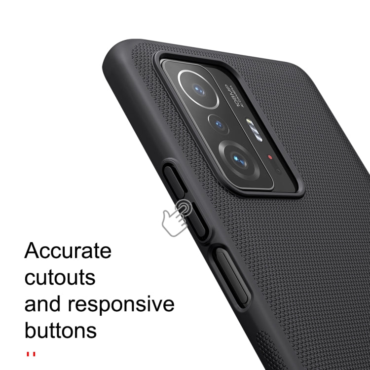 NILLKIN Frosted Concave-convex Texture PC Phone Protective Case, For Xiaomi Mi 11T / 11T Pro