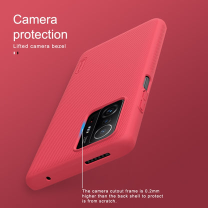 NILLKIN Frosted Concave-convex Texture PC Phone Protective Case, For Xiaomi Mi 11T / 11T Pro