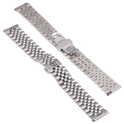 Five-bead Stainless Steel Replacement Strap Watchband, 20mm, 22mm