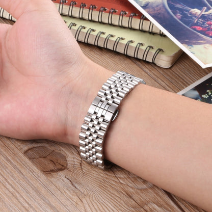 Five-bead Stainless Steel Replacement Strap Watchband, 20mm, 22mm