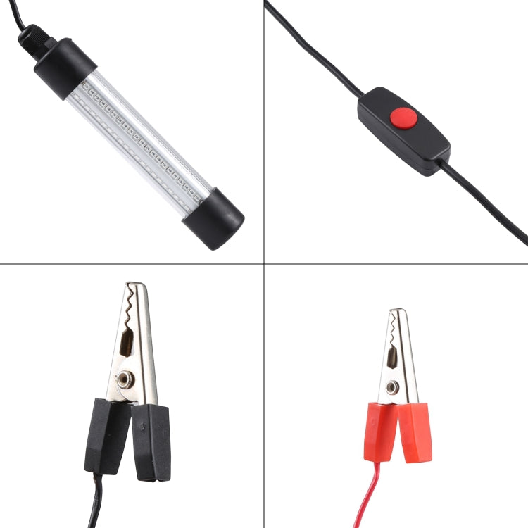 Lampe de pêche sous-marine lumineuse à LED, 12-24V CA/CC