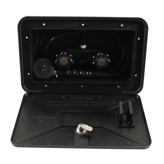 Pommeau de douchette extérieur pour VR avec flexible, A6622-02 Noir