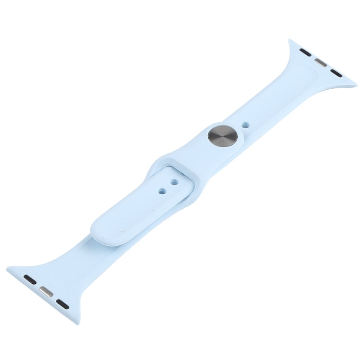 Slimming Silicone Replacement Watchband For Apple Watch Series, 7 45mm / 6&SE&5&4 44mm / 3&2&1 42mm, 7 41mm / 6&SE&5&4 40mm / 3&2&1 38mm