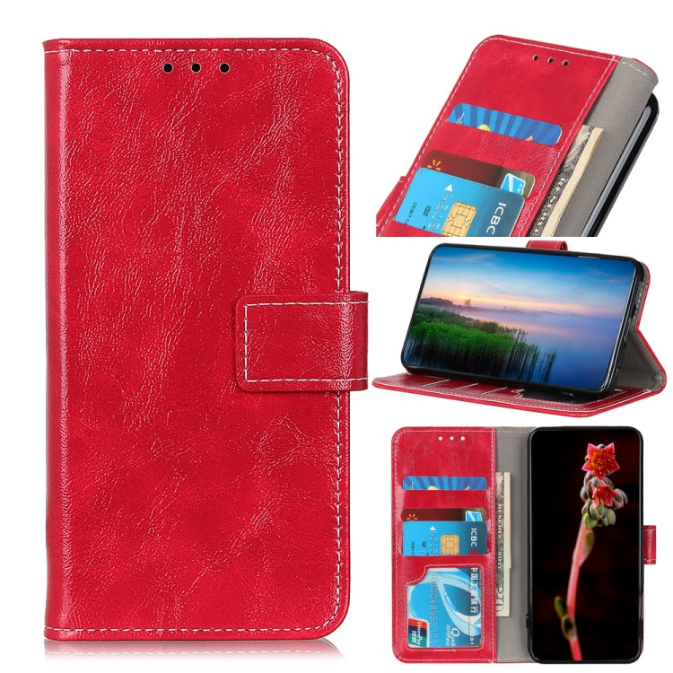 Retro Crazy Horse Texture Horizontal Flip Leather Phone Case, For OnePlus 9RT 5G, For OPPO Realme 8i, For Huawei nova 8i / Honor 50 Lite