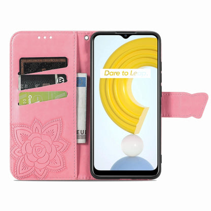 Butterfly Love Flowers Embossed Horizontal Flip Leather Case with Holder & Card Slots & Wallet & Lanyard, For DOOGEE N40 Pro, For Infinix Zero 8, For OPPO Realme C21Y, For Vodafone Smart E11, For Wiko Power U30, For Xiaomi Mi 11T / 11T Pro             ...