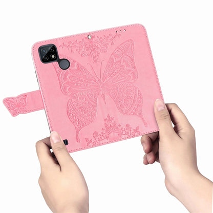 Butterfly Love Flowers Embossed Horizontal Flip Leather Case with Holder & Card Slots & Wallet & Lanyard, For DOOGEE N40 Pro, For Infinix Zero 8, For OPPO Realme C21Y, For Vodafone Smart E11, For Wiko Power U30, For Xiaomi Mi 11T / 11T Pro             ...