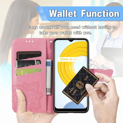 Butterfly Love Flowers Embossed Horizontal Flip Leather Case with Holder & Card Slots & Wallet & Lanyard, For DOOGEE N40 Pro, For Infinix Zero 8, For OPPO Realme C21Y, For Vodafone Smart E11, For Wiko Power U30, For Xiaomi Mi 11T / 11T Pro             ...