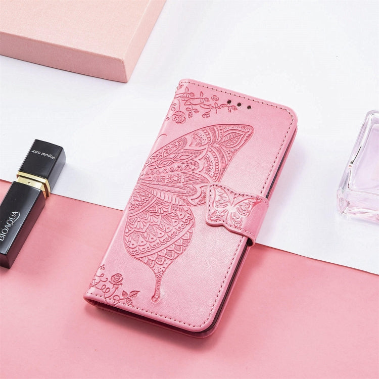 Butterfly Love Flowers Embossed Horizontal Flip Leather Case with Holder & Card Slots & Wallet & Lanyard, For DOOGEE N40 Pro, For Infinix Zero 8, For OPPO Realme C21Y, For Vodafone Smart E11, For Wiko Power U30, For Xiaomi Mi 11T / 11T Pro             ...