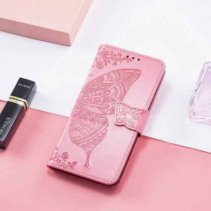 Butterfly Love Flowers Embossed Horizontal Flip Leather Case with Holder & Card Slots & Wallet & Lanyard, For DOOGEE N40 Pro, For Infinix Zero 8, For OPPO Realme C21Y, For Vodafone Smart E11, For Wiko Power U30, For Xiaomi Mi 11T / 11T Pro             ...